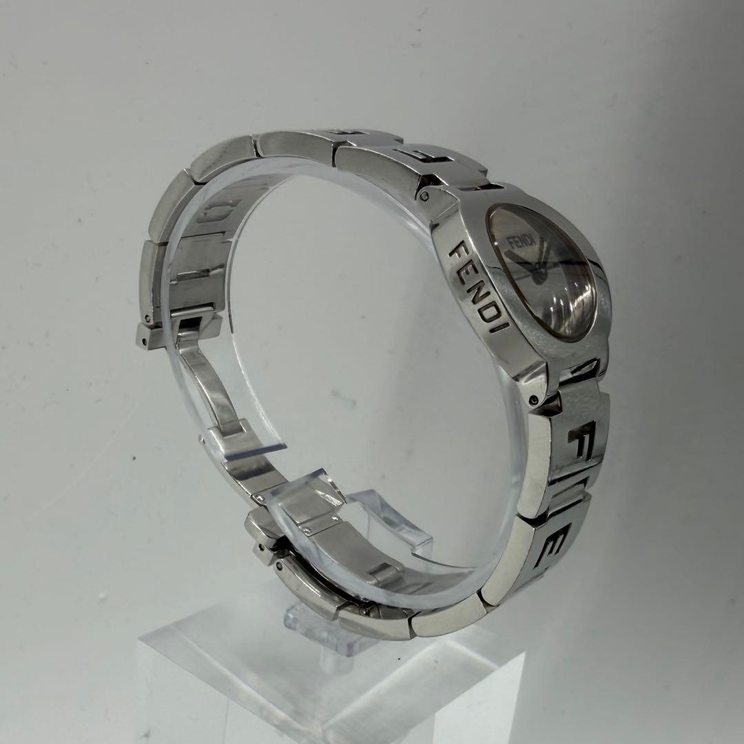 稼働/純正ベルト✨フェンディ 腕時計 3050L ミラー文字盤 QZ レディース