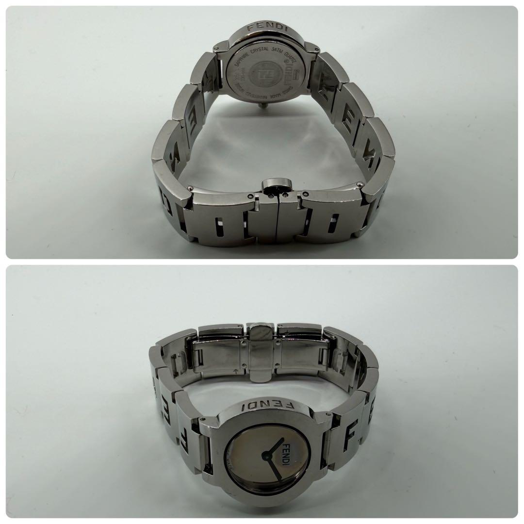 稼働/純正ベルト✨フェンディ 腕時計 3050L ミラー文字盤 QZ レディース