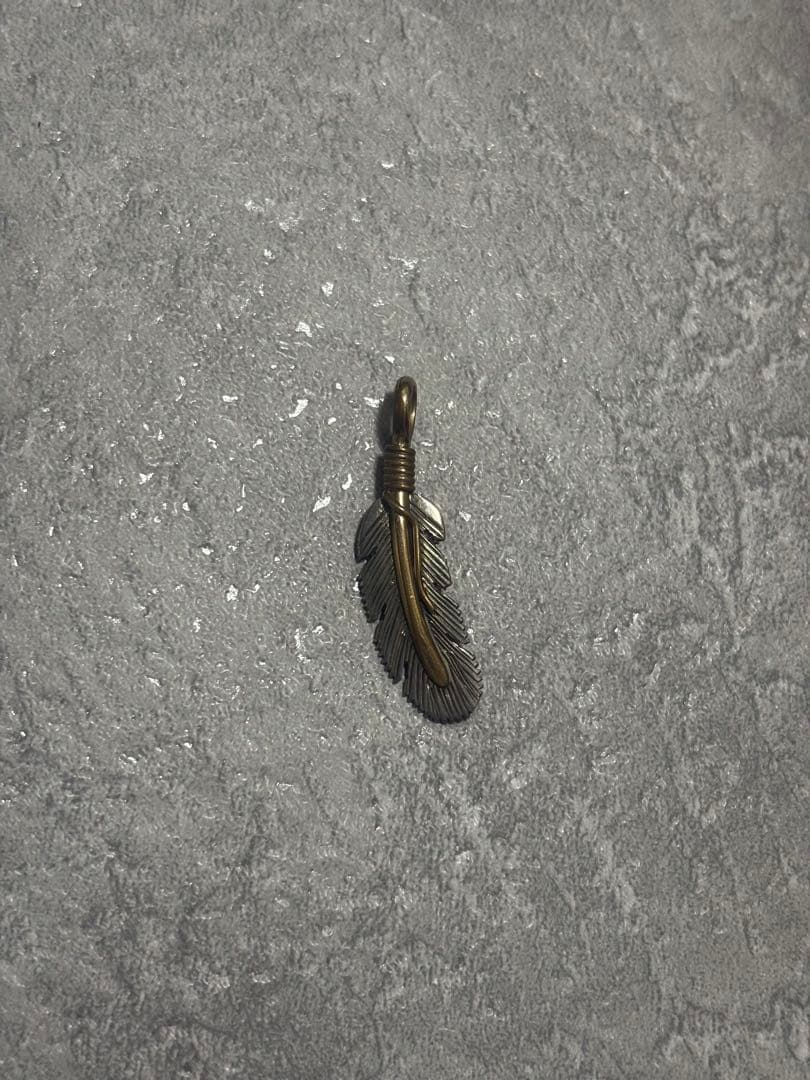 Harvey Mace フェザーペンダント　12KGF