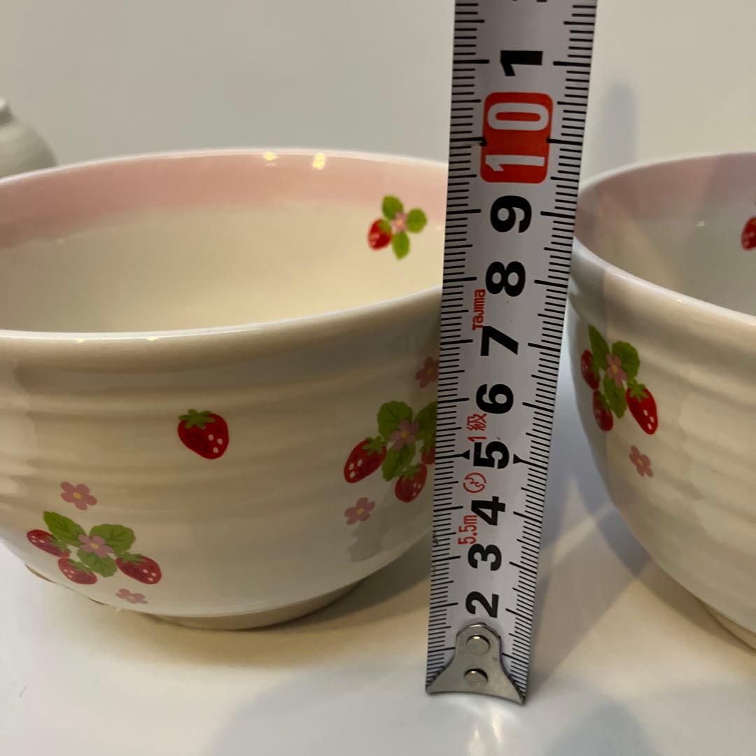 未使用　マザーガーデン 陶器　食器9点セット いちご柄