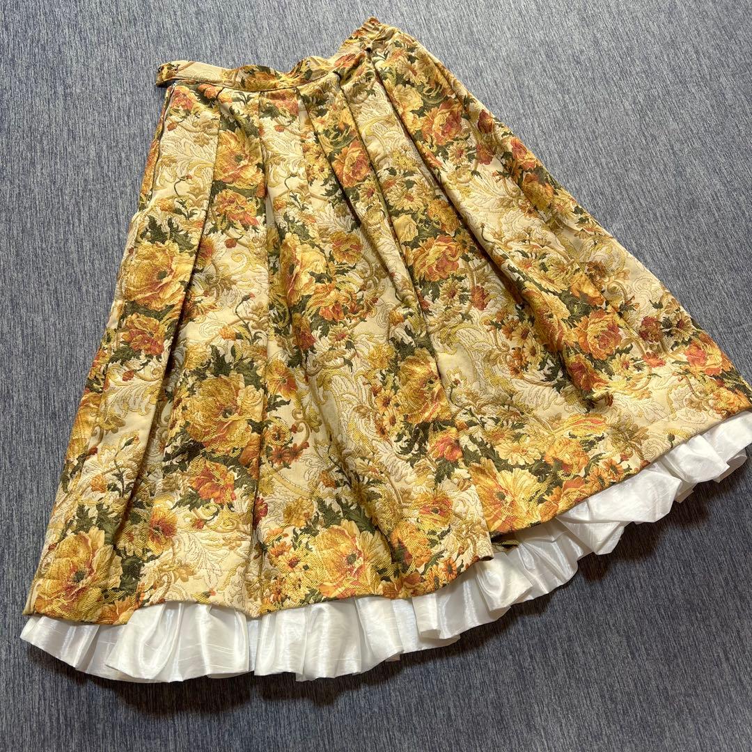 ATELIER BOZ アトリエボズ クラシックフリルスカート 花柄 ロリータ