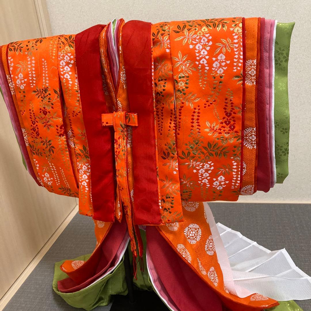 sdドール用着物　十二単衣