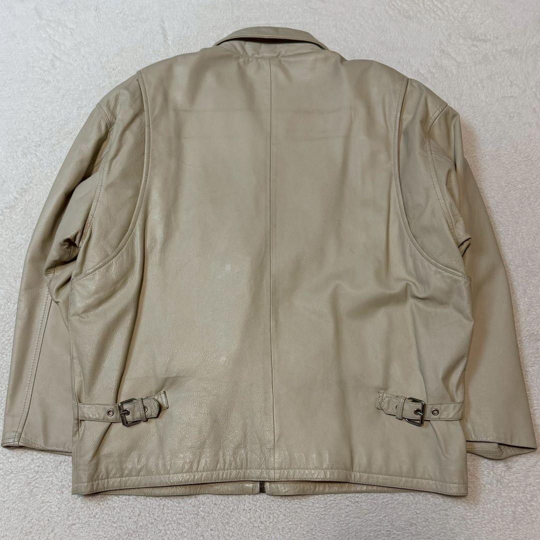 ゲス USA リアルレザー本革トラッカージャケットライダース　M〜L