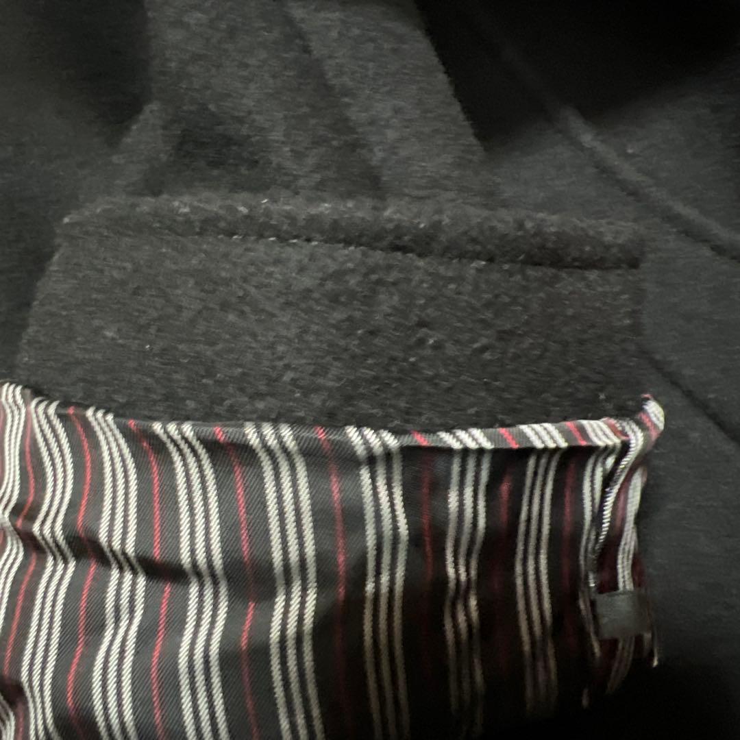 BURBERRY BLACKLABELシルバーボタンのチェスターコートL