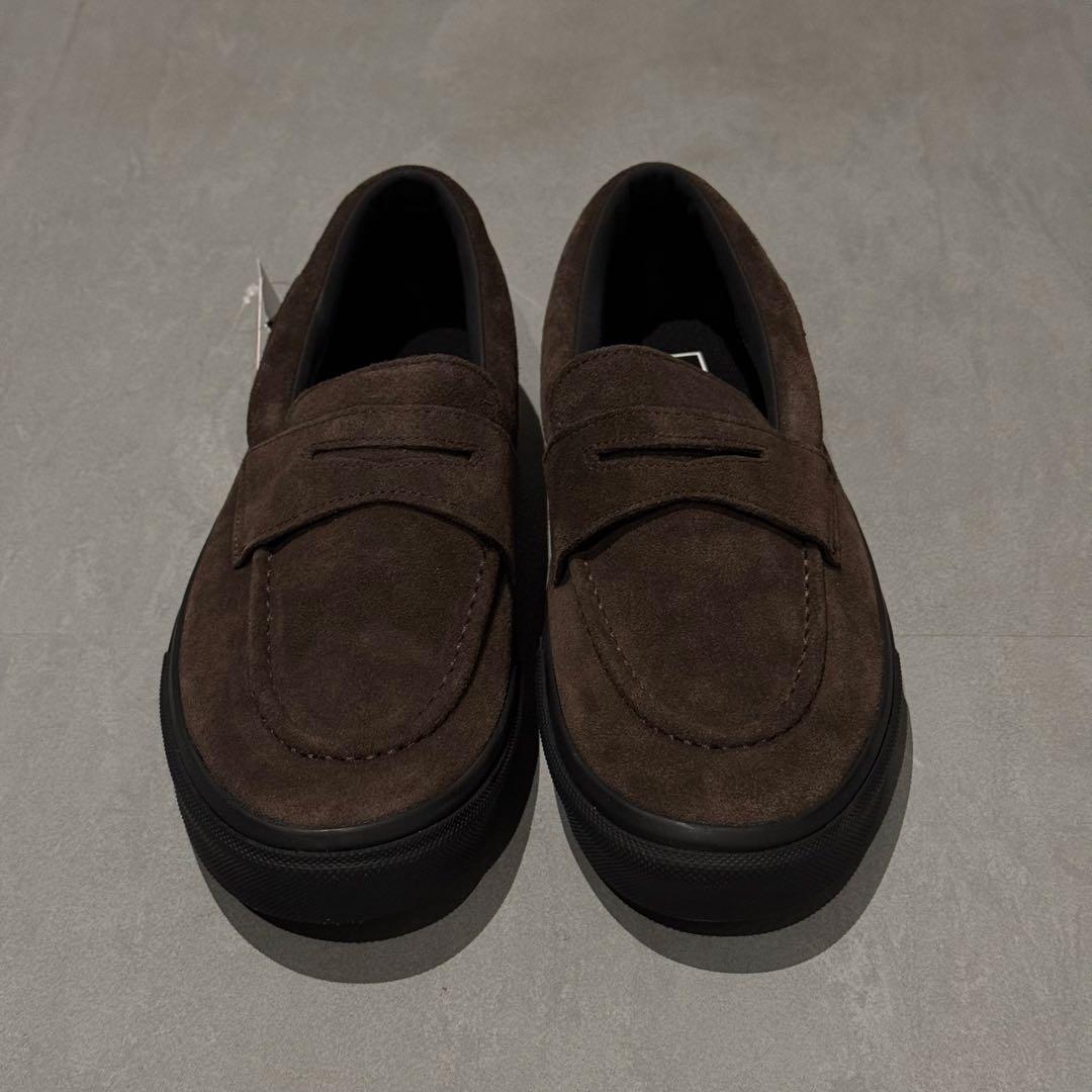 VANS バンズ ローファー V196CF CN スエード ブラウン 23.5