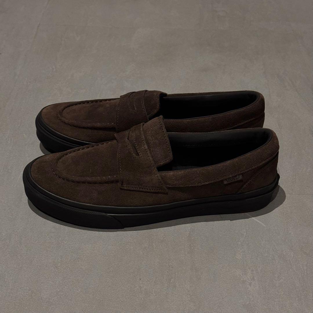 VANS バンズ ローファー V196CF CN スエード ブラウン 23.5