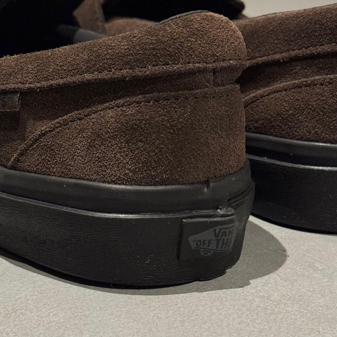 VANS バンズ ローファー V196CF CN スエード ブラウン 23.5