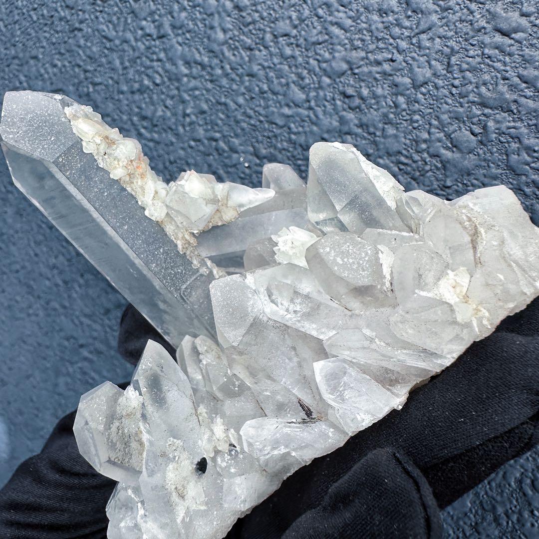 爆レア❗️浄化❗️レインボー☆超強いパワー ヒマラヤ クラスター 天然石A1352