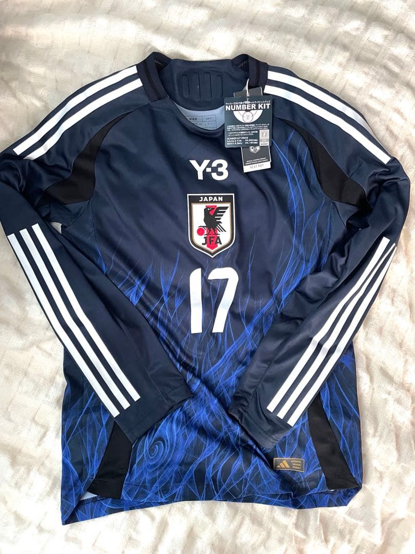 アディダス 日本代表 2024 ホーム オーセン Y-3 長袖 松木玖生 M