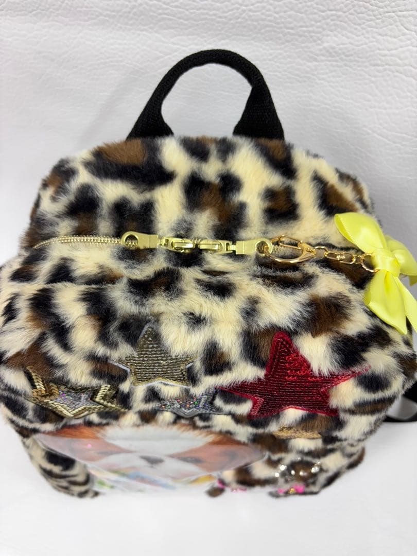 ハンドメイド　ファーショルダー紐　ファーリュック