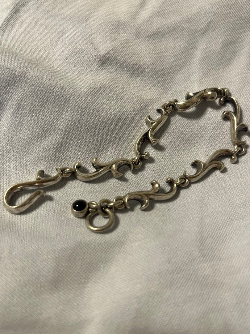 アクアシルバー　アラベスク　唐草　ブレスレット