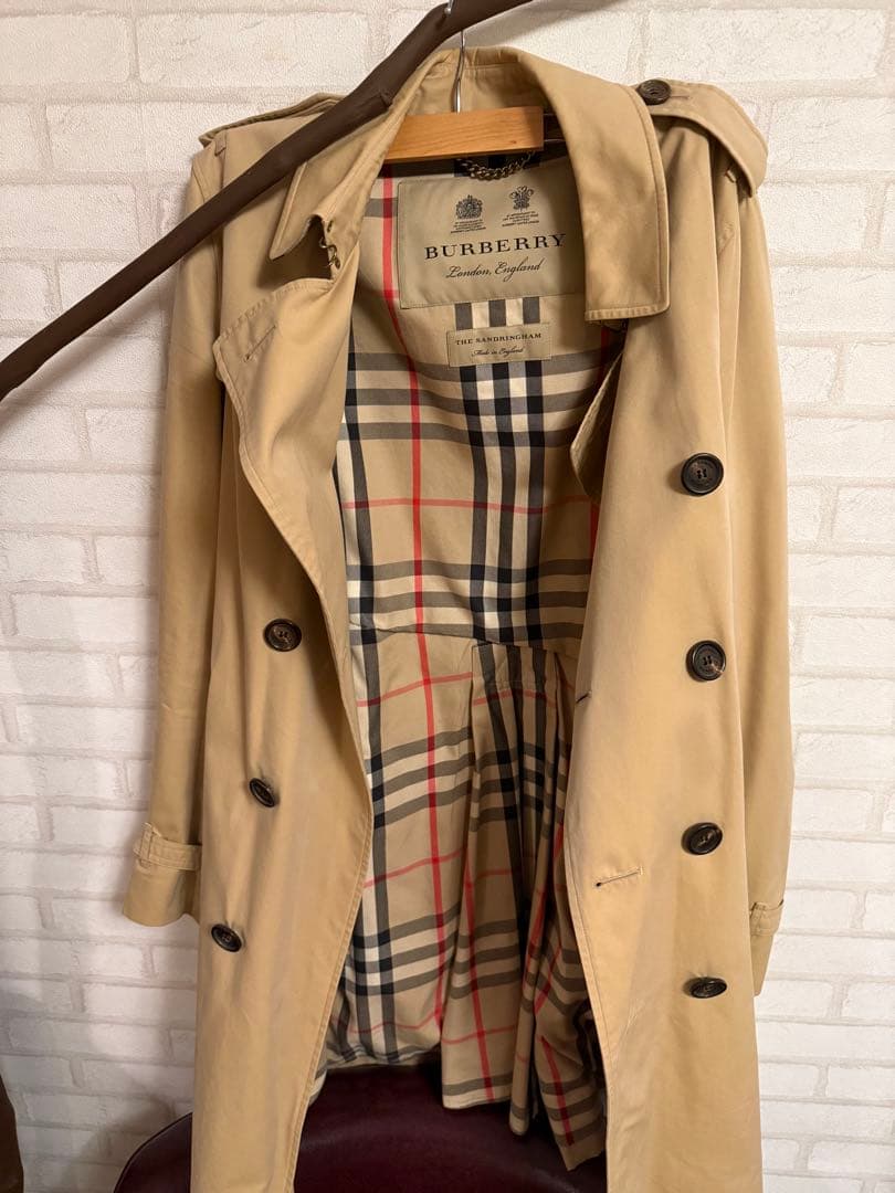 タ*ー様 BURBERRY バーバリートレンチコート 英国製 ベージュ サイズ5