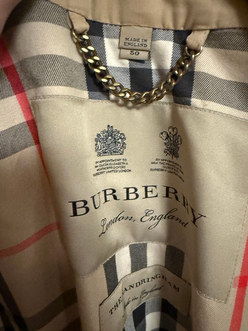 タ*ー様 BURBERRY バーバリートレンチコート 英国製 ベージュ サイズ5