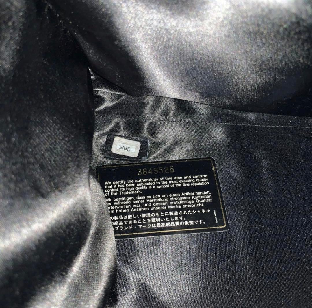 ヴィンテージ★CHANEL スーパーモデルバッグ　ボストン　キャビアスキン　黒