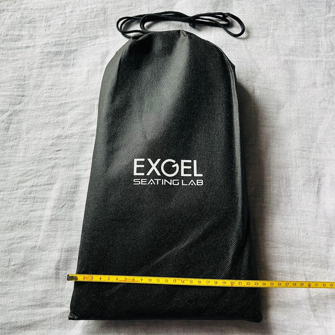 美品✨ EXGEL ジェルクッション モバイル 腰痛 対策 持ち運び 便利