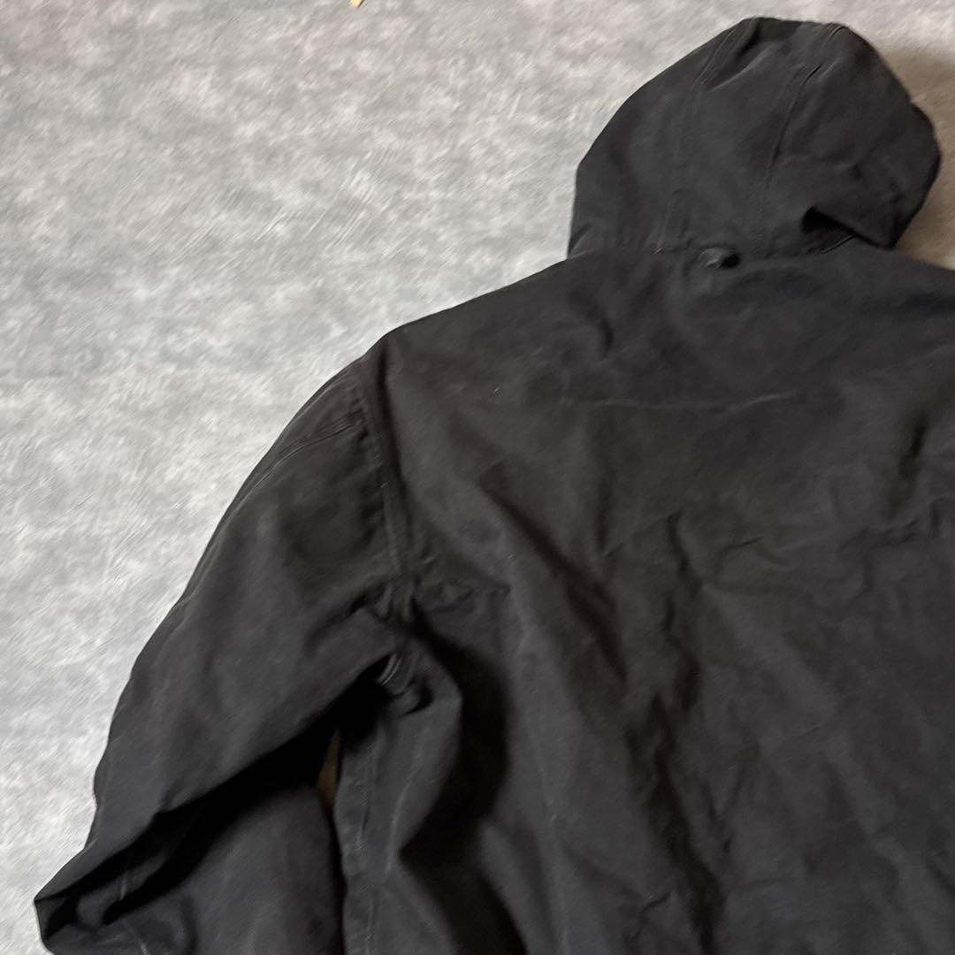 s*r様 Walls ワークジャケット L ブラック 裏ボア ダック地 フルジッ