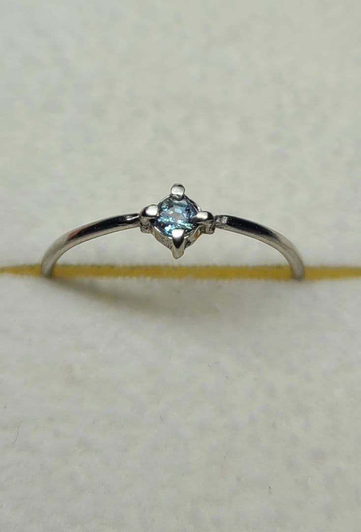 美しいカラーチェンジ!!!★ブラジルアレキサンドライトPt900リング★