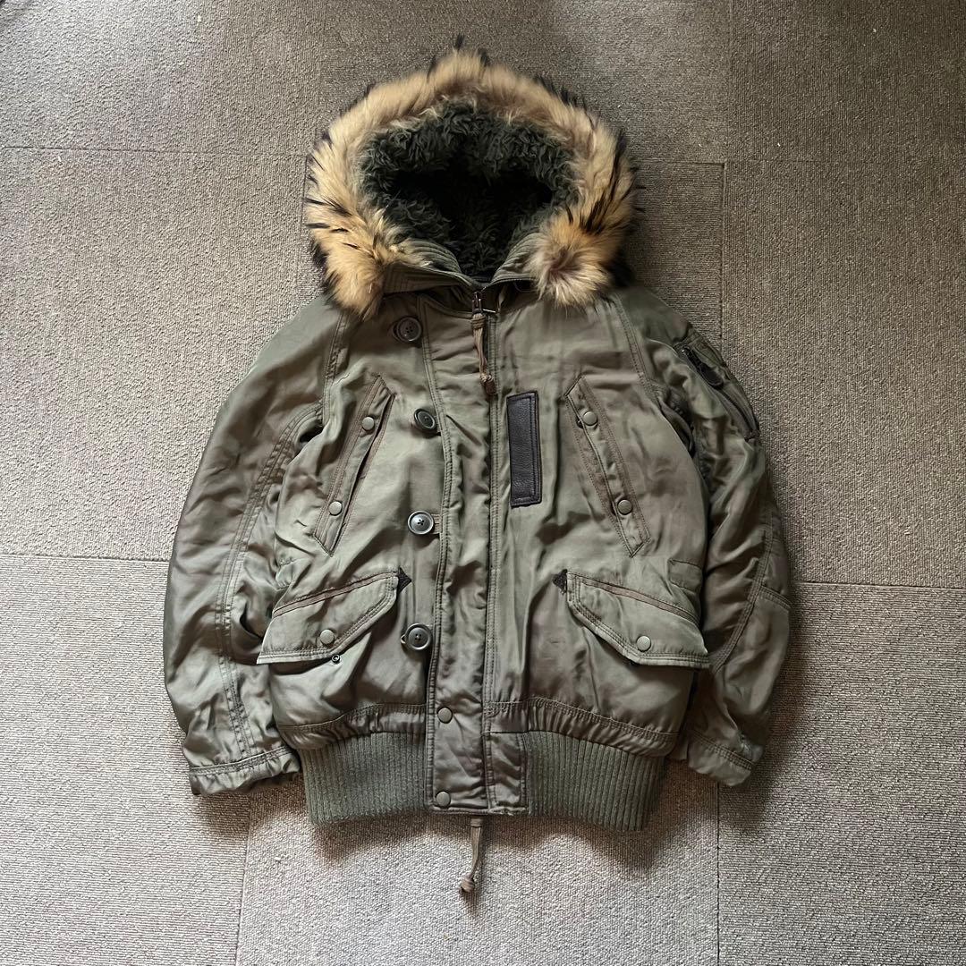 y2k ノームコア g.o.a bore flight jacket