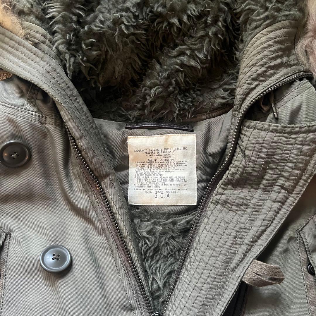 y2k ノームコア g.o.a bore flight jacket