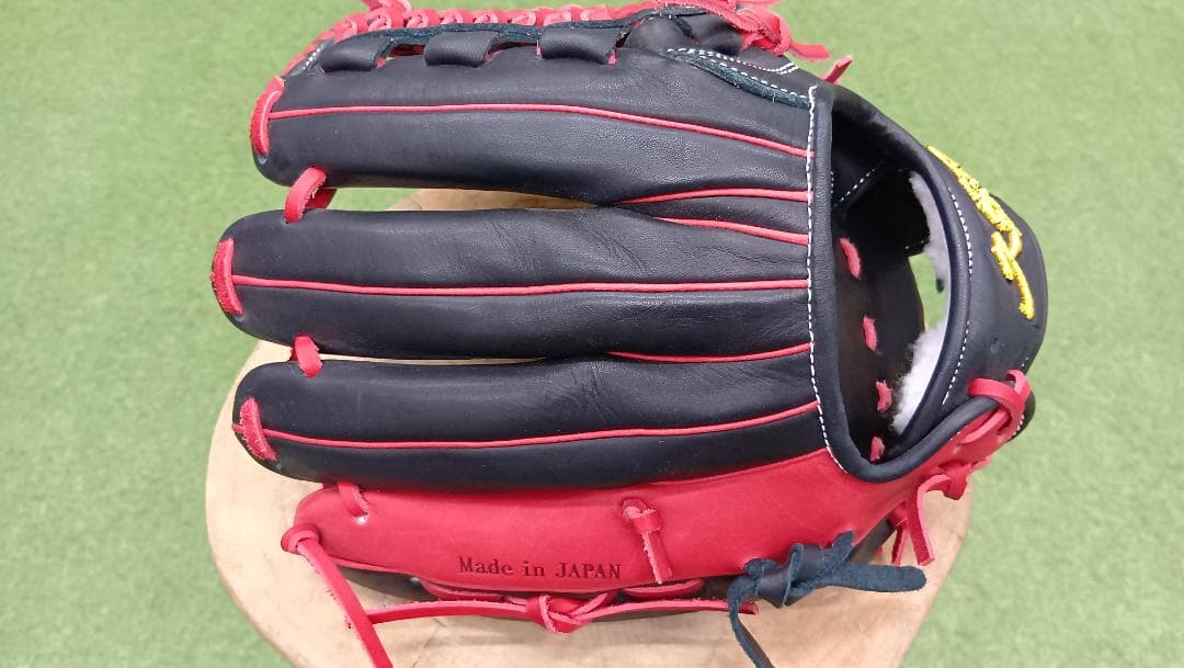 久保田JAPAN（スラッガー）硬式グローブ　赤/黒　逆輸入