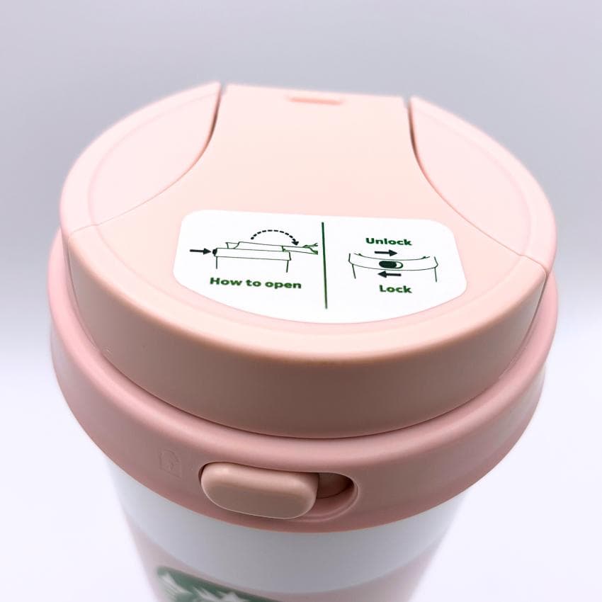 gelato pique ボーダーステンレスTOGOボトル ソフトピンク