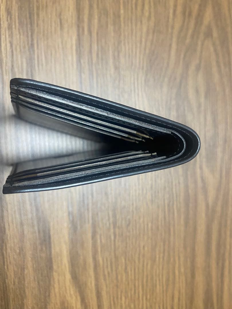 ココマイスター　純札入れ　オベロン　ブラック　シェルコードバン