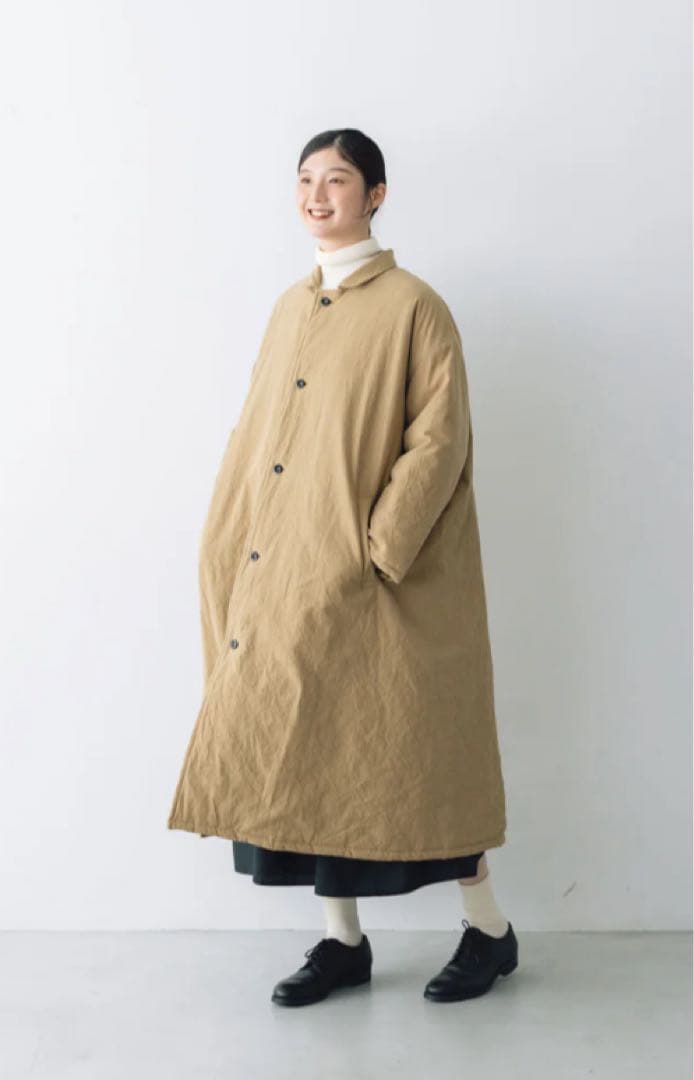 Yarmo ベージュ ロングコート