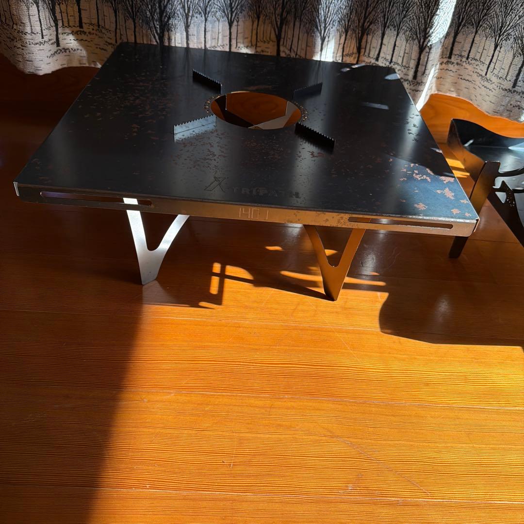 トリパスプロダクツ グルグルファイアL焚き火台 オプション、収納バッグ付き