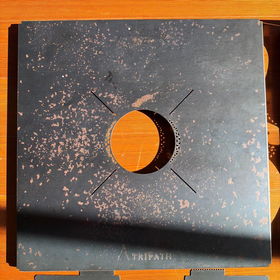 トリパスプロダクツ グルグルファイアL焚き火台 オプション、収納バッグ付き