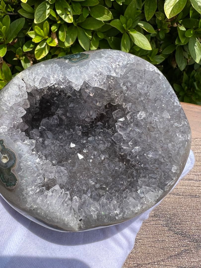 169 ホワイトアメジストドーム クラスター ウルグアイ産 パワーストーン