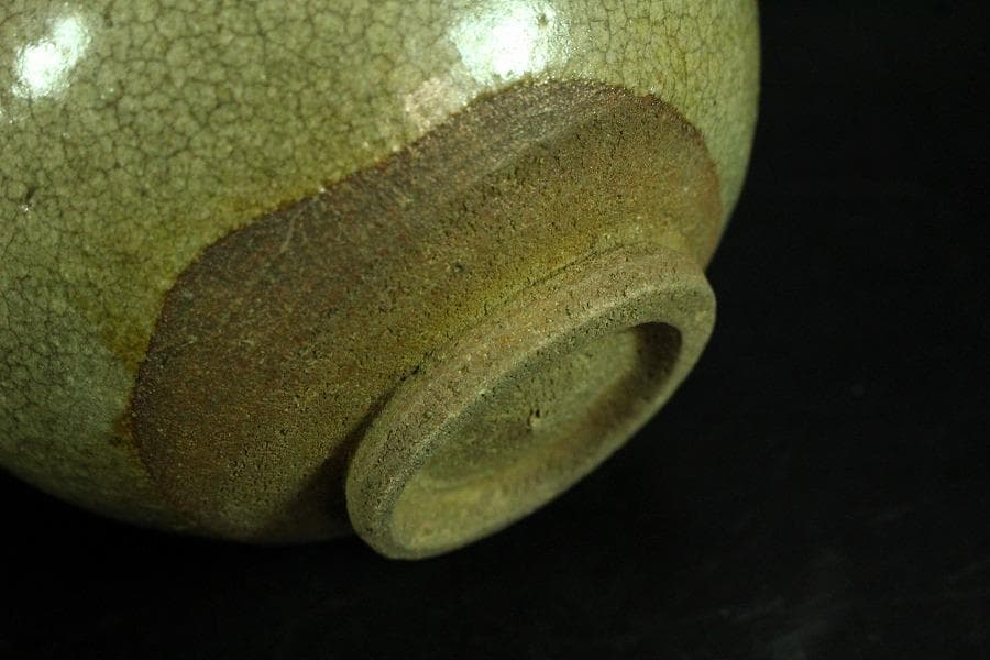 茶道具 絵唐津 方口茶碗 時代物(K-A380)