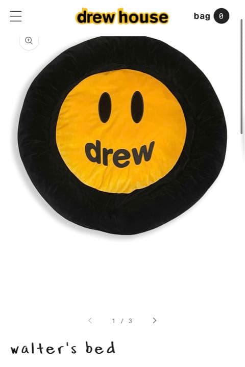 drew house クッション　完売品