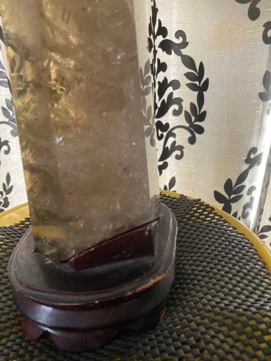 希少❣️スモーキークォーツ　レインボー入り