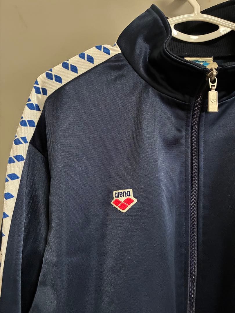 アリーナ arena ネイビー ジャージ上下セット メンズ スポーツウェア 紺