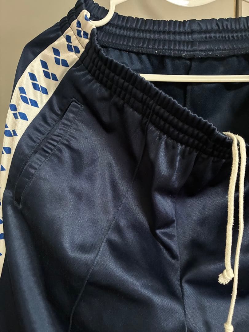 アリーナ arena ネイビー ジャージ上下セット メンズ スポーツウェア 紺