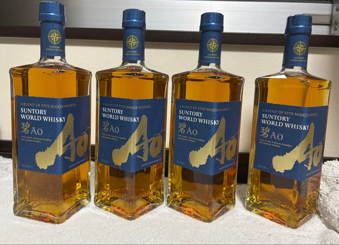 サントリー ワールドウイスキー 碧 Ao 43% 700ml 4本セット