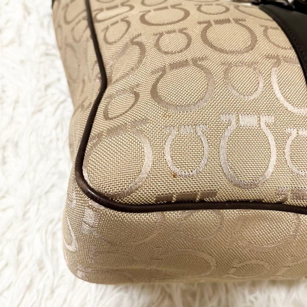 ✨美品✨サルヴァトーレフェラガモ トートバッグ レザー ガンチーニ シルバー金具