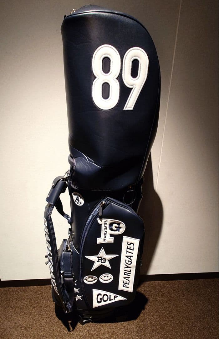 パ*コ様 【美品】PEARLY GATES キャディバッグ89ネイビー・スタンド