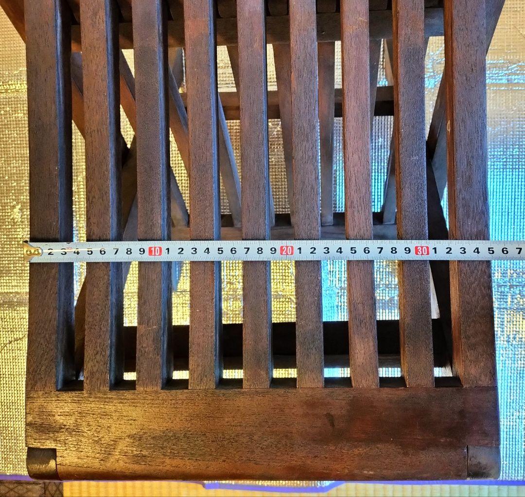 木製折りたたみ椅子 　ガーデンチェア 2脚セット　おまけ付き