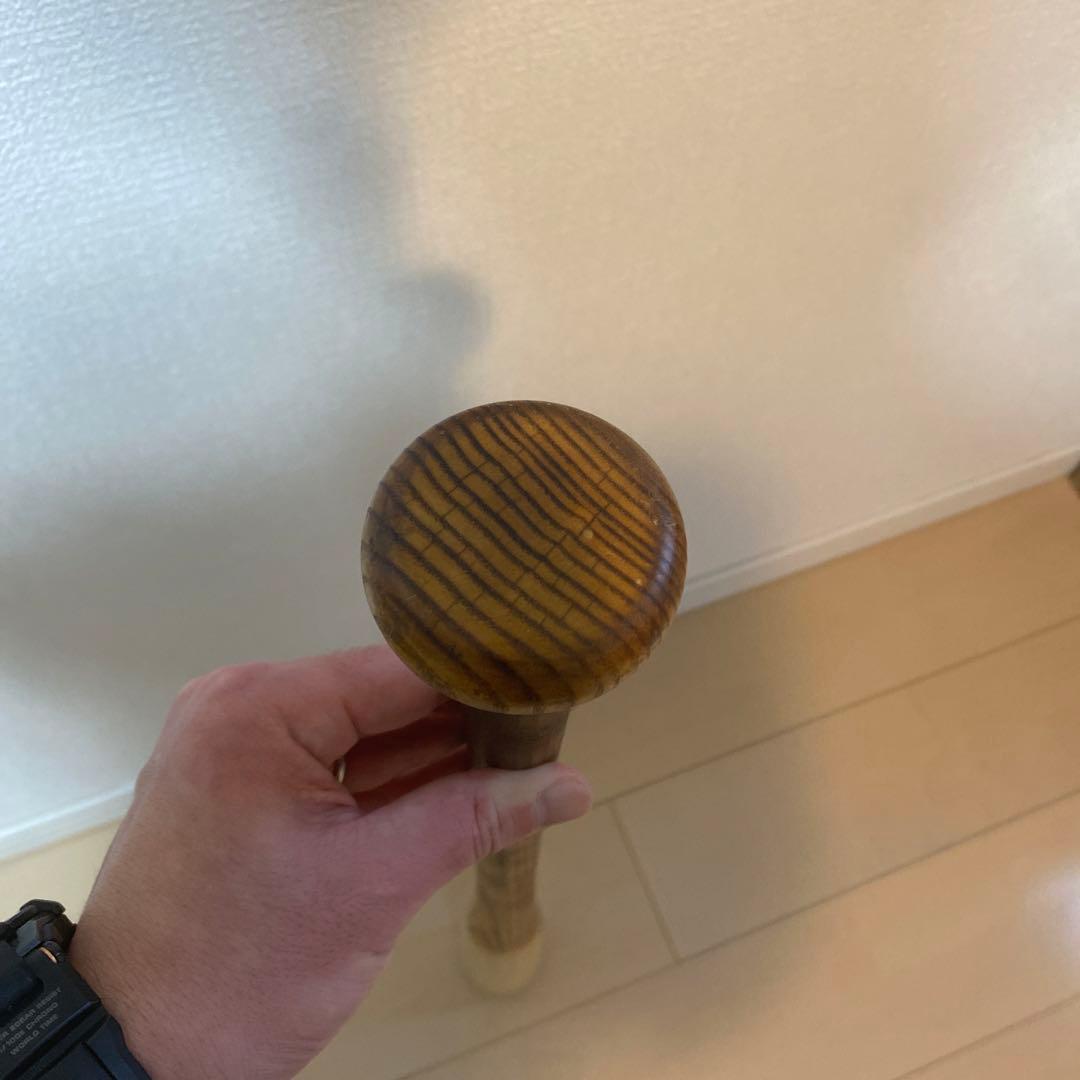 木製バット　硬式　アシックス　ホワイトアッシュ　84cm 約850g