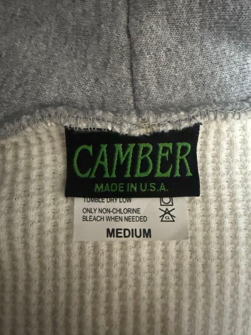 未使用に近い USA製 キャンバー 131 裏サーマルジップアップパーカー 短丈