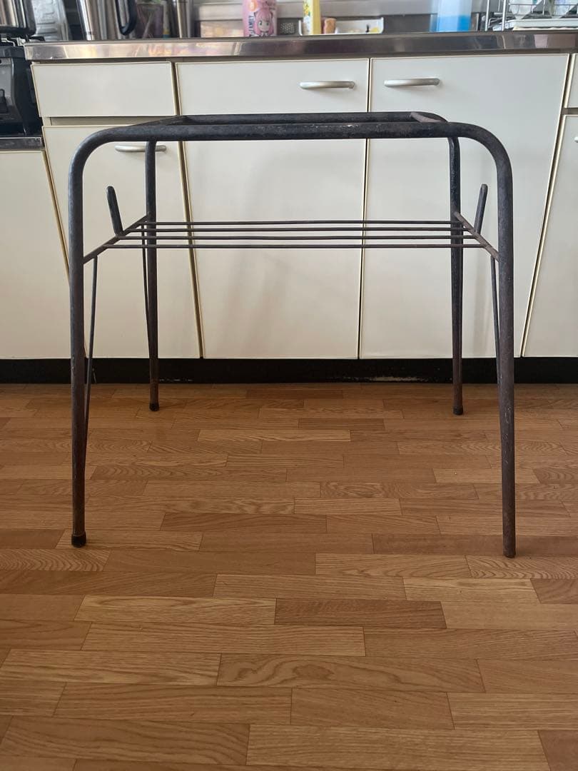 鉄脚 アイアン フレーム 台形型 TV台 テーブル 作業台 店舗什器 台座のみ