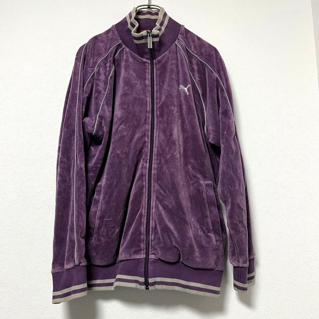 PUMA プーマ ベロア ジャージ Ｌ セットアップ　y2k