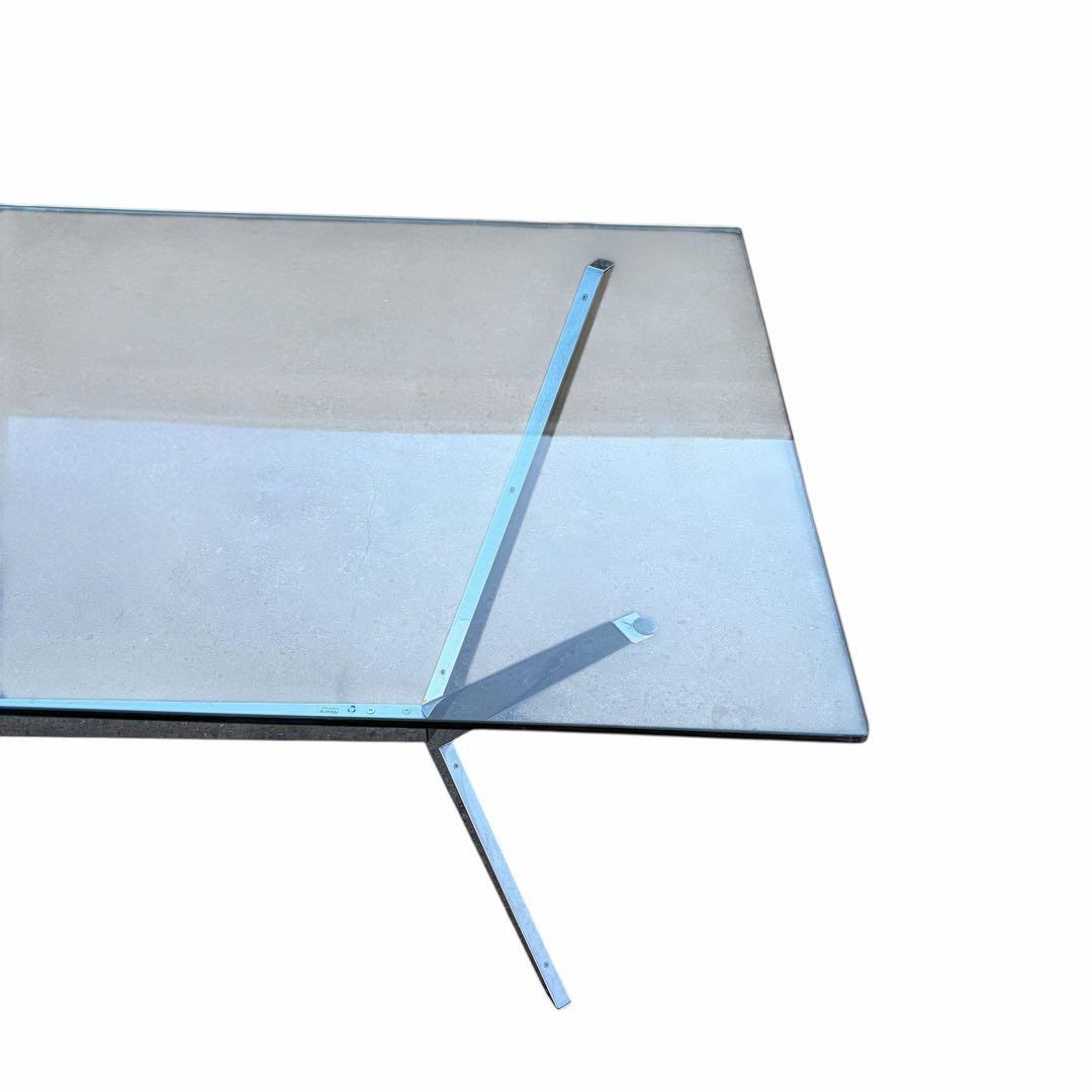 【美品】カリガリス ガラス天板ダイニングテーブル