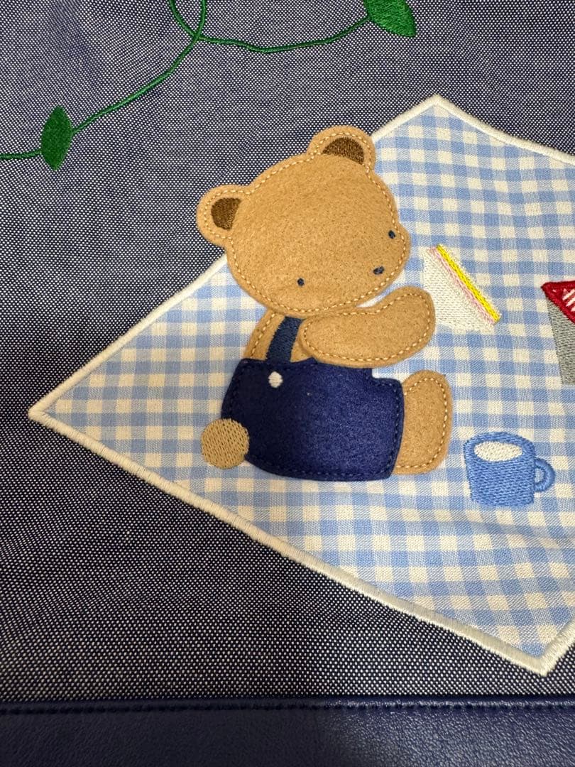 美品　ファミリア　デニムバッグ　廃盤品