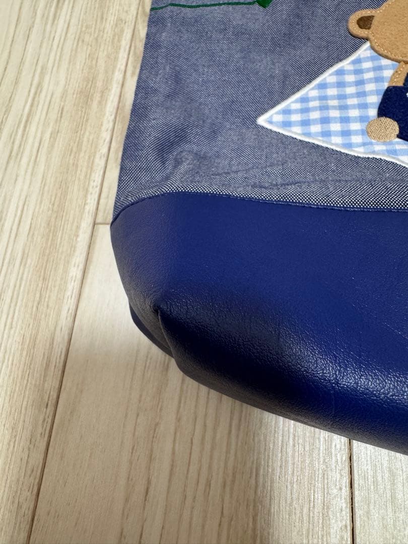 美品　ファミリア　デニムバッグ　廃盤品