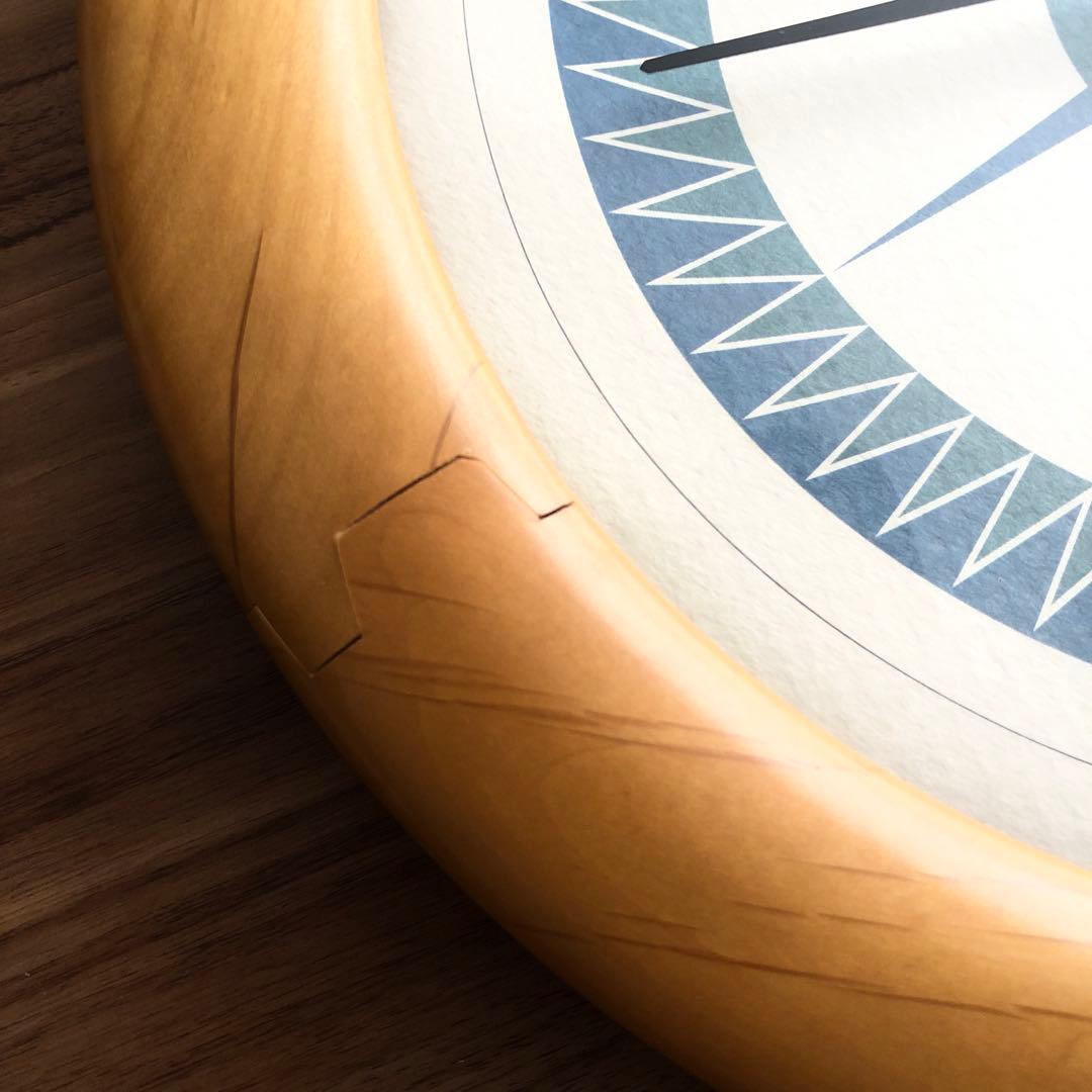 INFINITY 掛時計　ミッドセンチュリー　ポストモダン　ナチュラル　希少