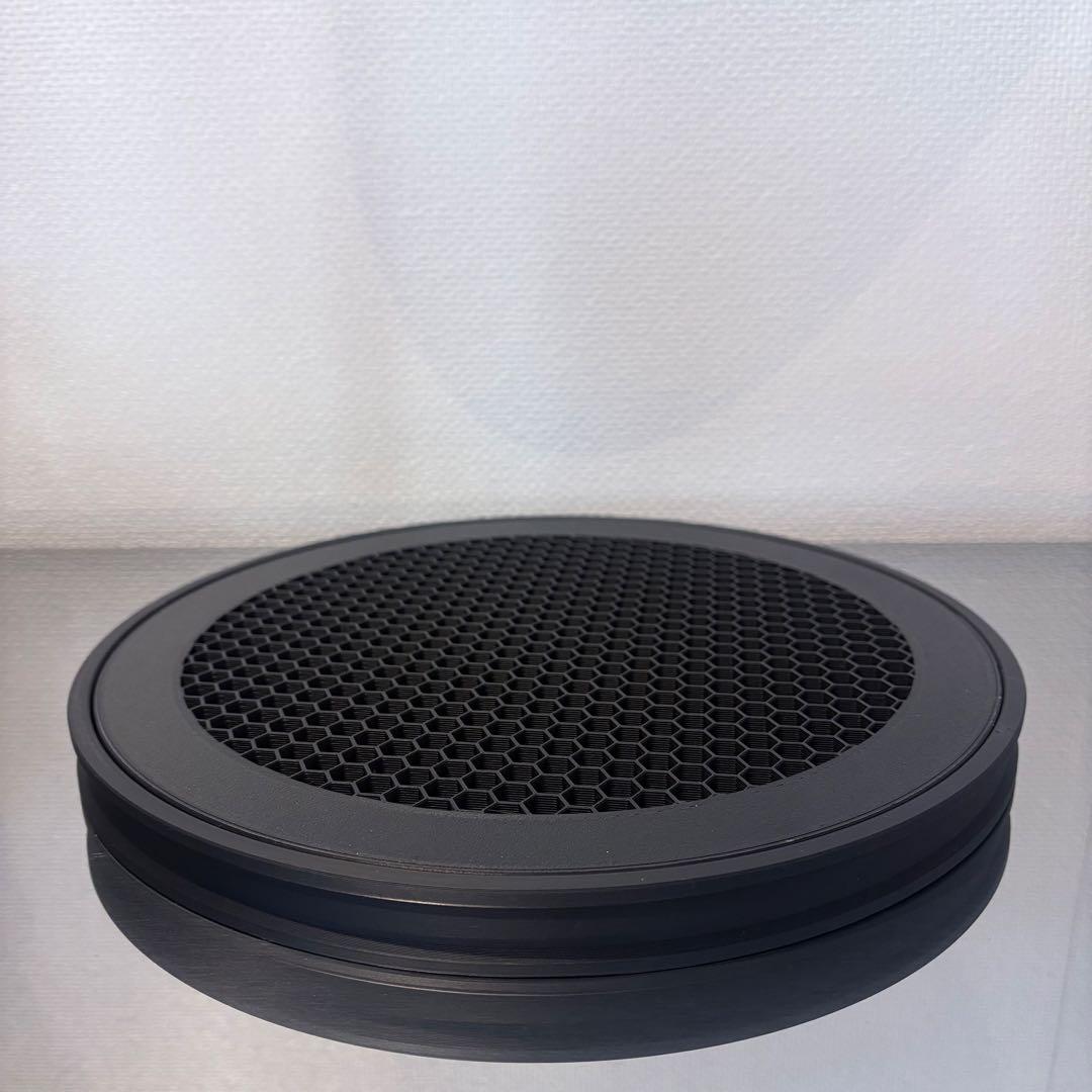 CURVE 03（Black+) 10号 台座付き 作家鉢