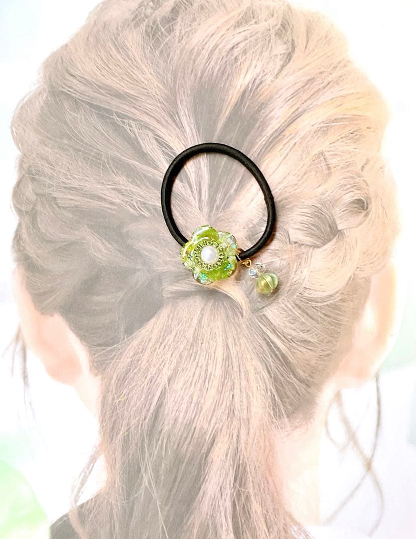 【Aー603】レジン ヘアゴム