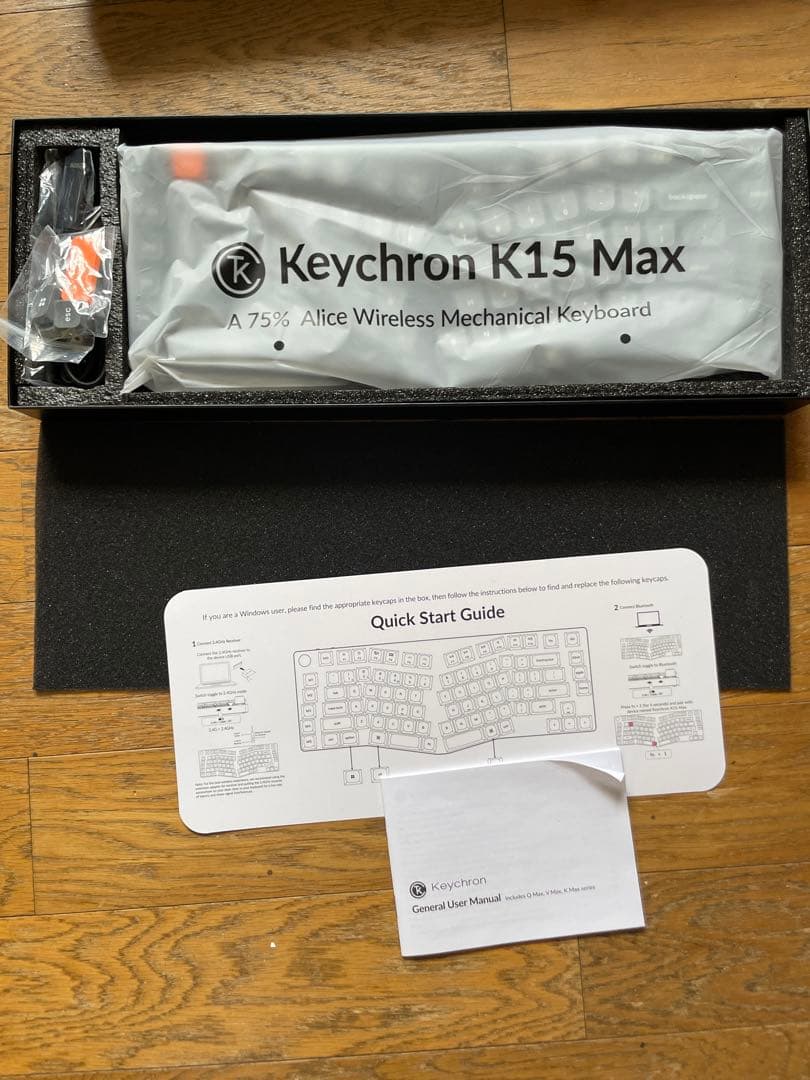 keychron k15 Max キーボード